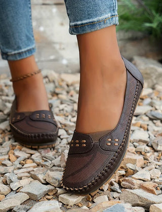 Women's Slip-On Shoe | Cushioned Sole Supportive Footbed Breathable