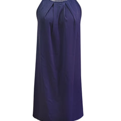 Women's Sparkle Dress | Midi Draped Sleeveless Embellished