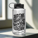 Self-Care… Plastic Water Bottle