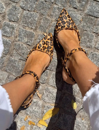 Women's Ballet Flats | Pointed Toe Ankle Strap