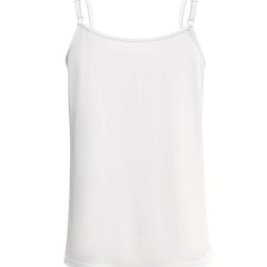 kanten tanktop met V-neck