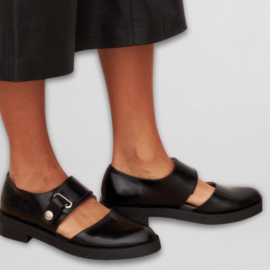 Women's Mary Jane | Buckle Strap Chunky Sole Leather