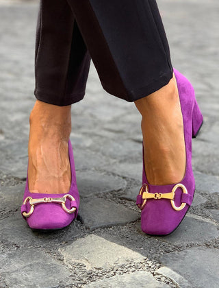 Women's Chunky Sandals | Square Toe Block Heel Metal Strap