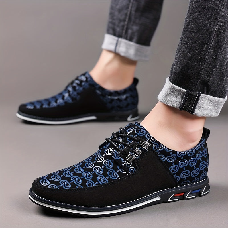 Men's Shoe | Lace-Up Casual Comfort Print