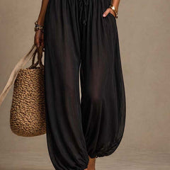 Women's Playsuit | Lace Camisole Sleeveless Wide Leg