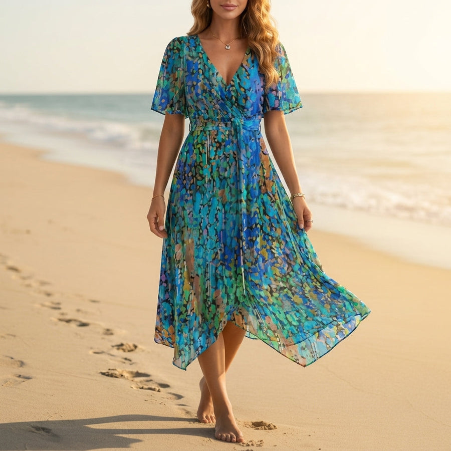 Turquoise Multi Floral