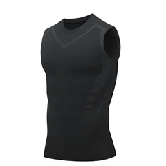 Men's Crop Top | Crew Neck Sleeveless Knit