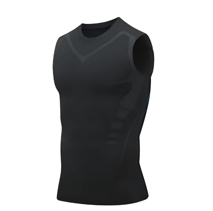 Men's Crop Top | Crew Neck Sleeveless Knit