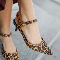 Women's Ballet Flats | Pointed Toe Ankle Strap