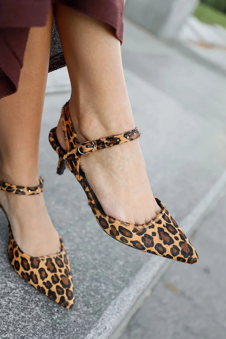 Women's Ballet Flats | Pointed Toe Ankle Strap