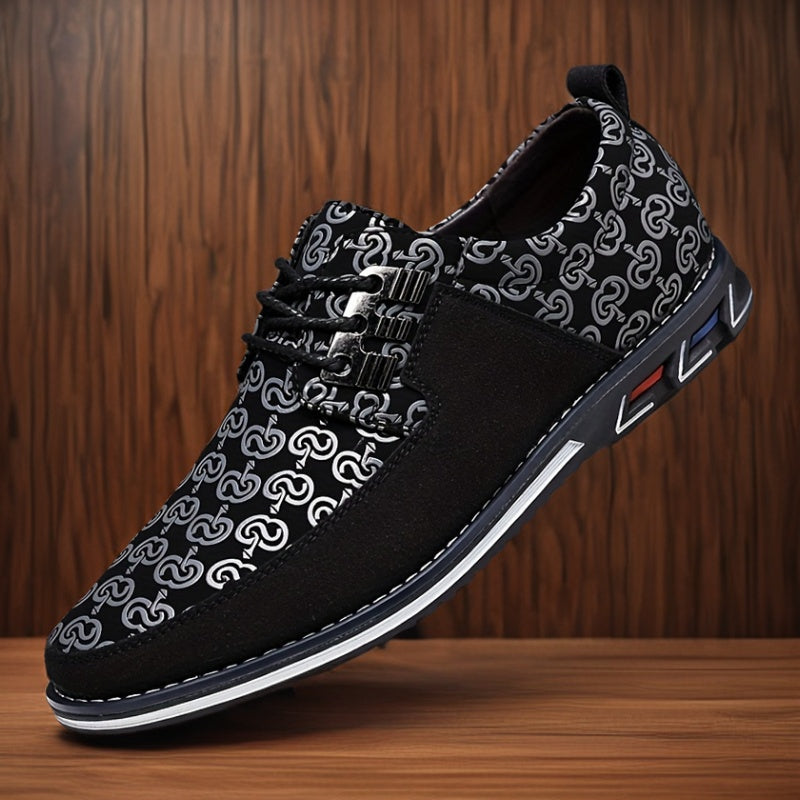 Men's Shoe | Lace-Up Casual Comfort Print