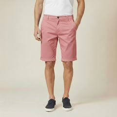 Men's Tailored Dress Shorts | Flat Front Button Closure Relaxed Fit