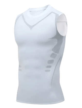 Men's Crop Top | Crew Neck Sleeveless Knit
