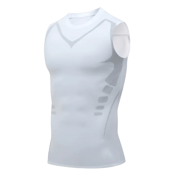 Men's Crop Top | Crew Neck Sleeveless Knit