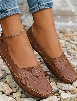 Women's Slip-On Shoe | Cushioned Sole Supportive Footbed Breathable