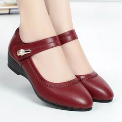Women's Mary Jane | Wedge Heel Mary Jane Shoes Platform Closed Toe