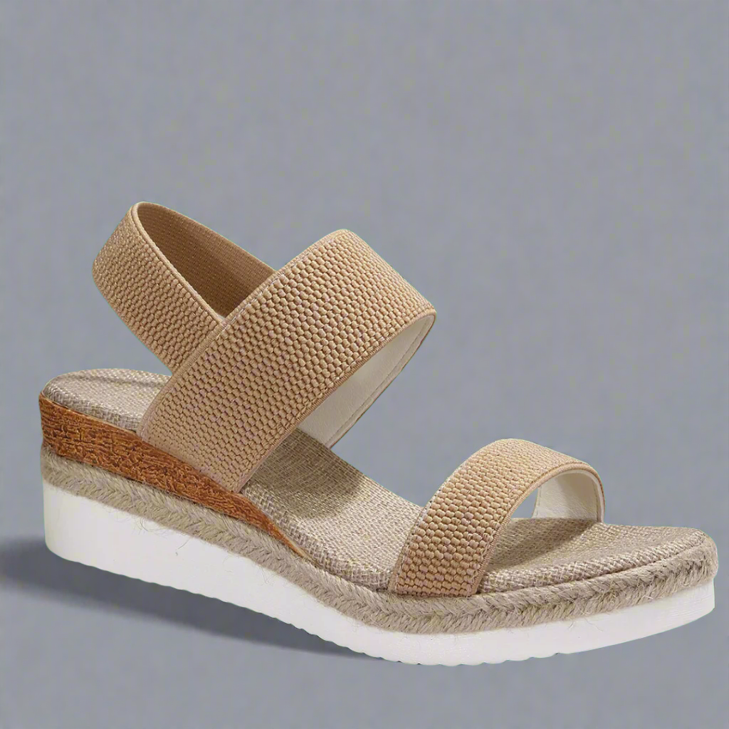Women's Platform Sandals | Open Toe Strappy Wedge Cushioned