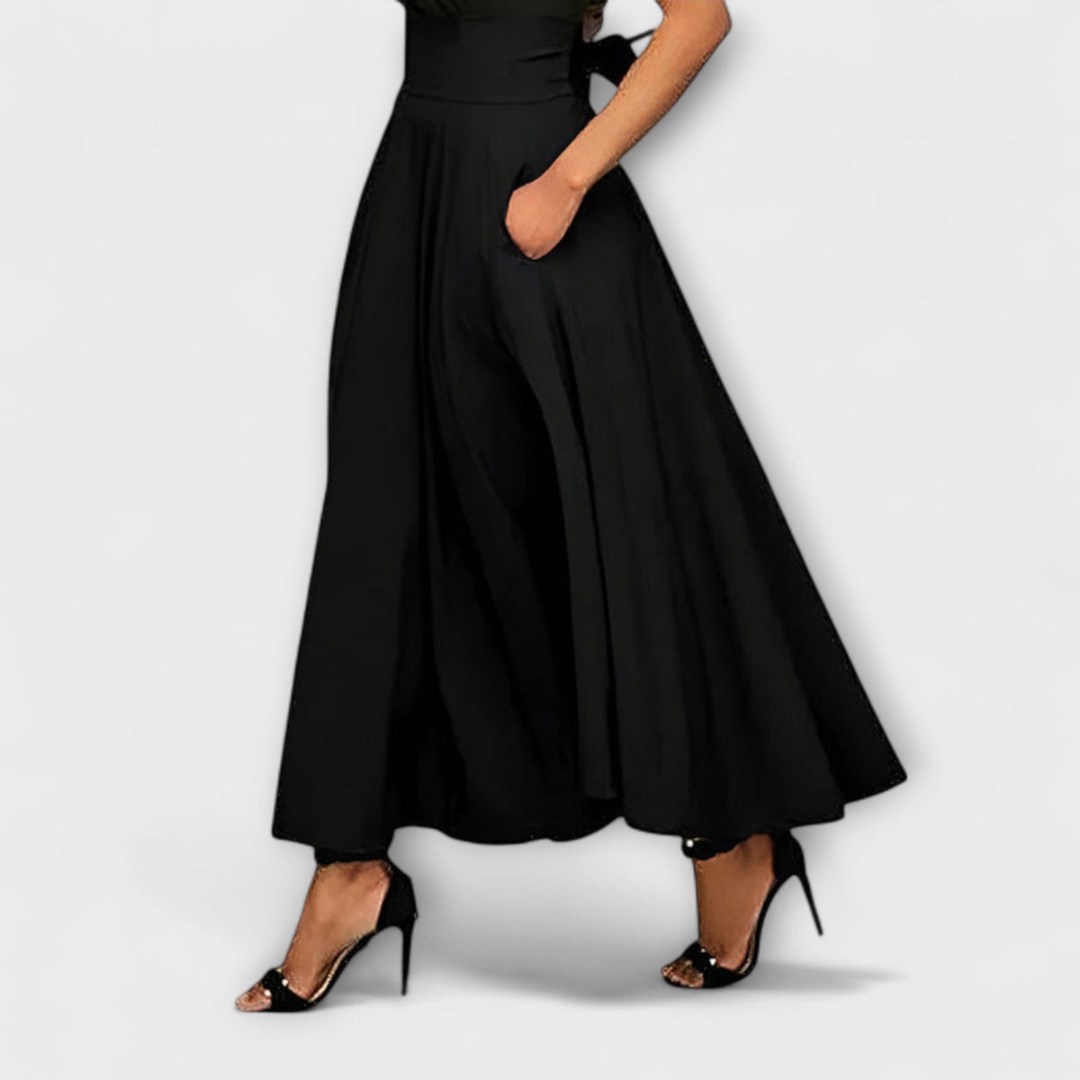 Women's Maxi Skirt | High Waist A-Line Midi Pockets