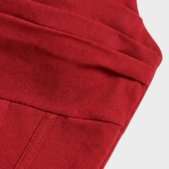 Women's Red Dress | Mini Length Corset Cami Straps