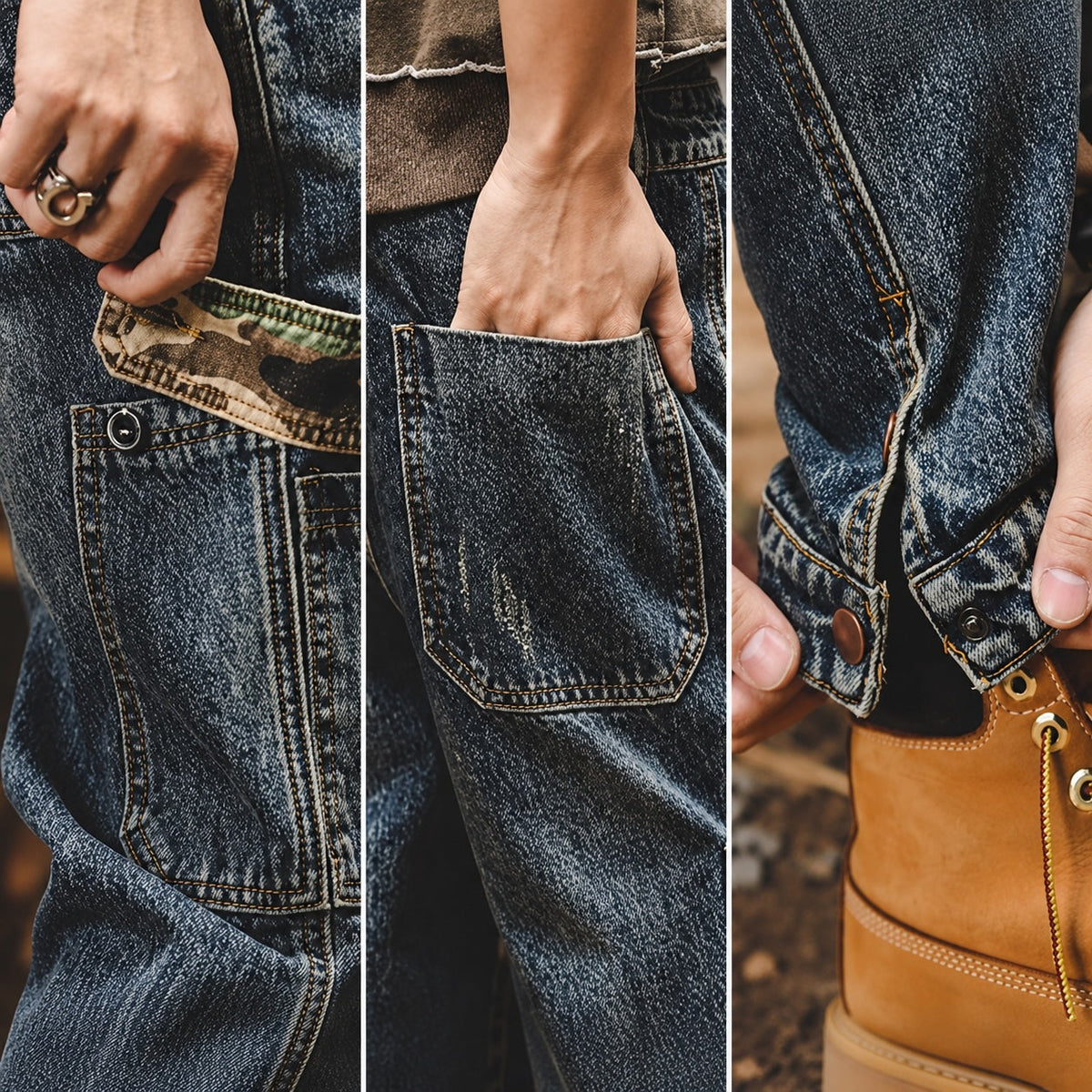 Brecklan Cotton Cargo Jeans - Jack Hafford