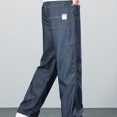 Men's Baggy Jeans | Relaxed Fit Straight Leg Denim