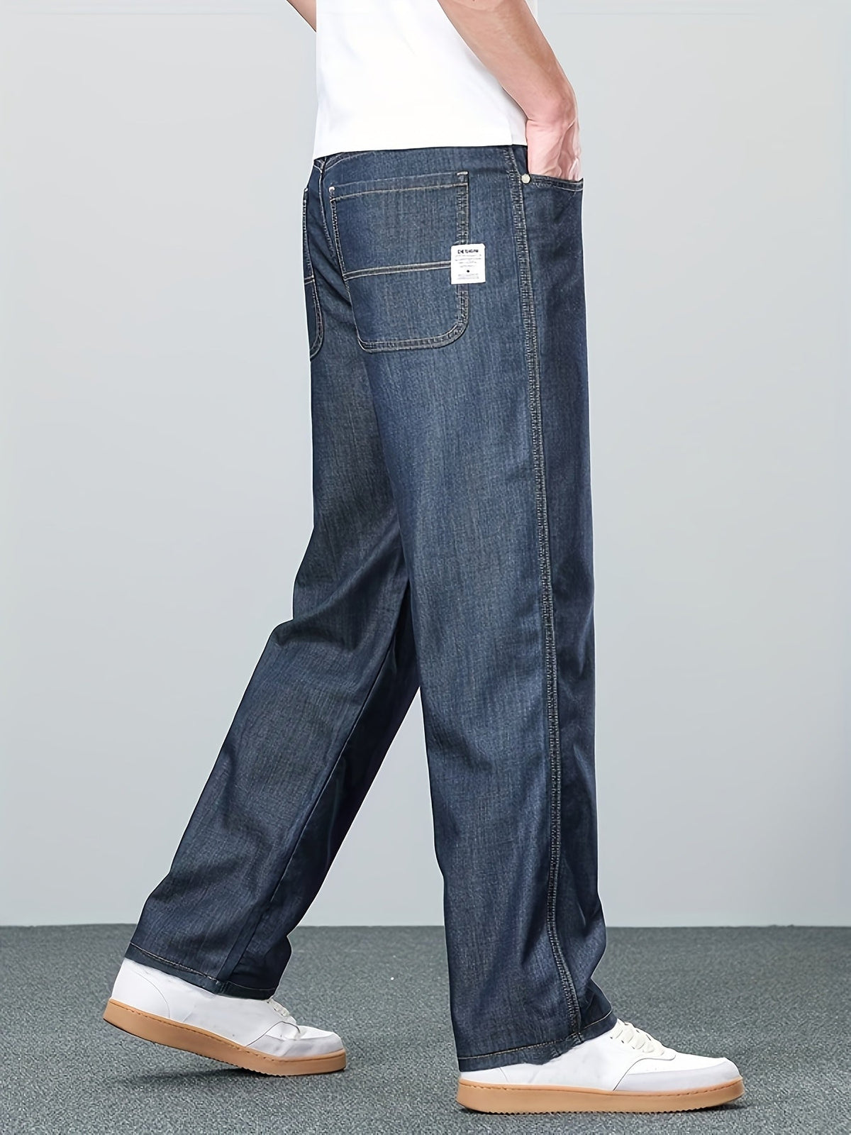 Men's Baggy Jeans | Relaxed Fit Straight Leg Denim