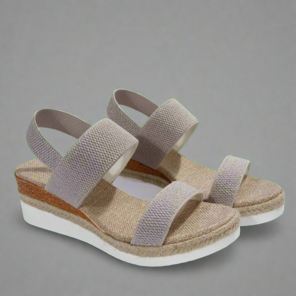 Women's Platform Sandals | Open Toe Strappy Wedge Cushioned