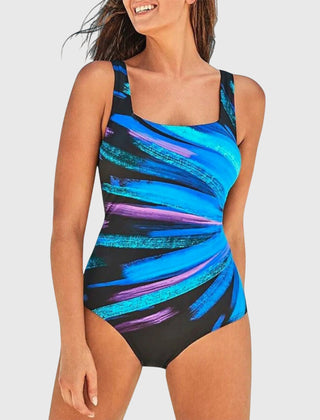 Women's Tummy Control Swimwear | Square Neckline Tank Shaping