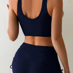 Bikini met criss-cross top
