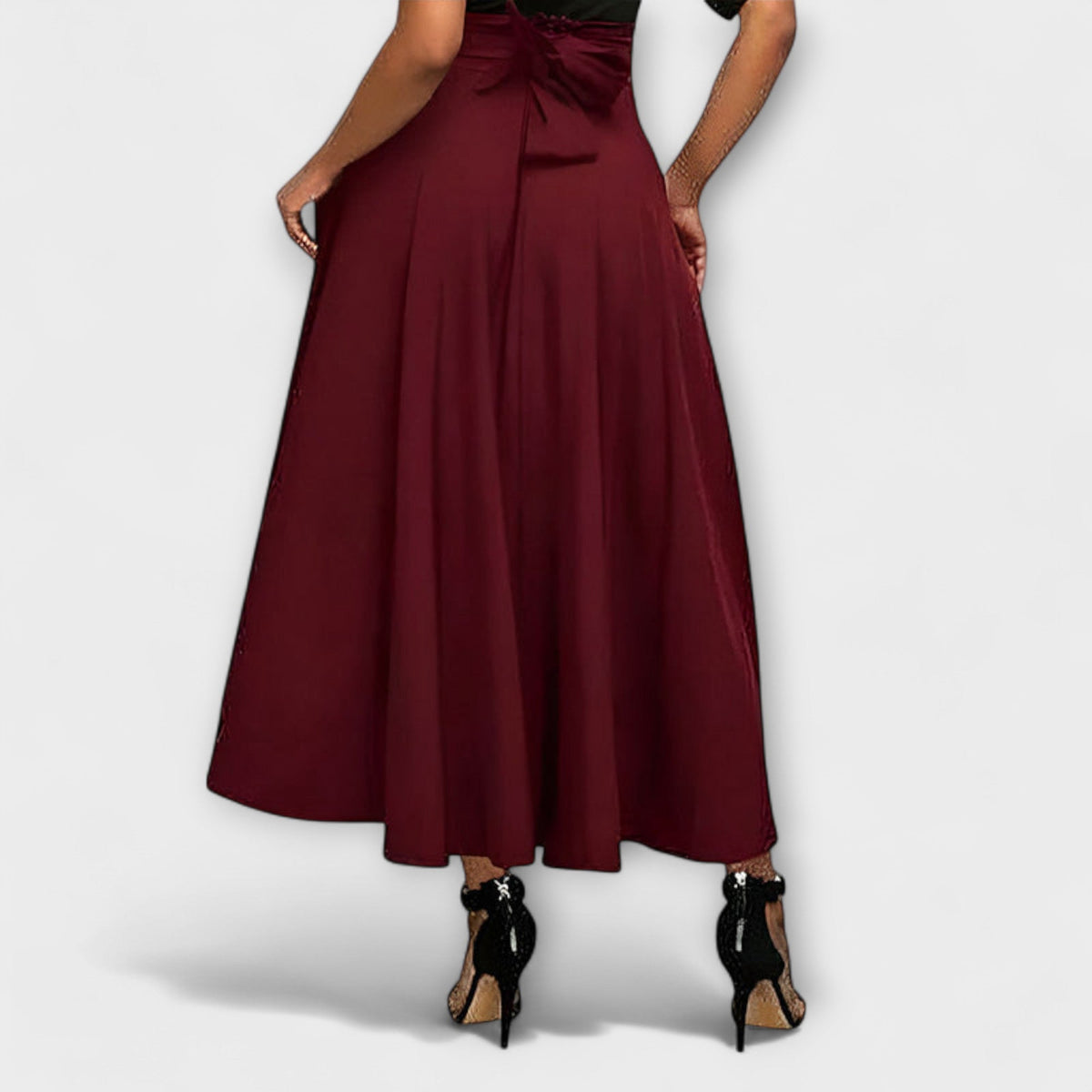 Women's Maxi Skirt | High Waist A-Line Midi Pockets