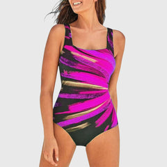 Women's Tummy Control Swimwear | Square Neckline Tank Shaping