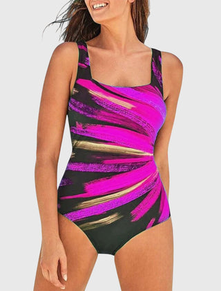 Women's Tummy Control Swimwear | Square Neckline Tank Shaping