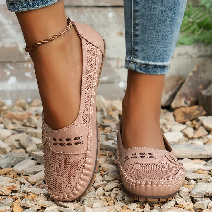 Women's Slip-On Shoe | Cushioned Sole Supportive Footbed Breathable