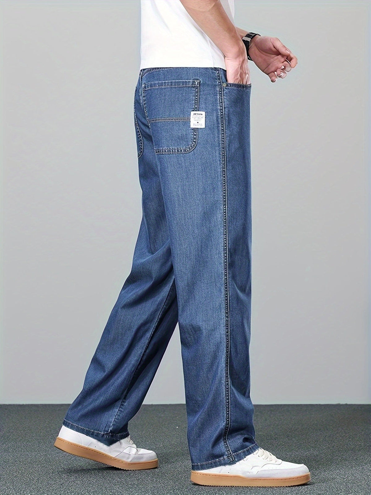 Men's Baggy Jeans | Relaxed Fit Straight Leg Denim