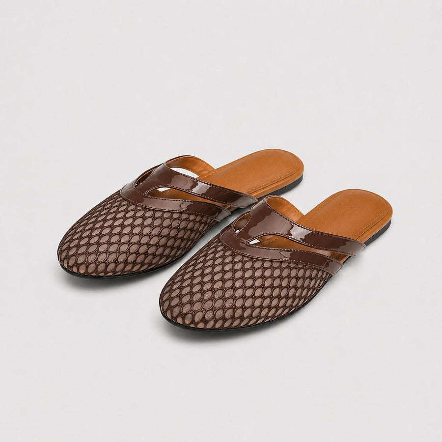 Women's Ballet Flats | Mesh Upper Round Toe Slip On
