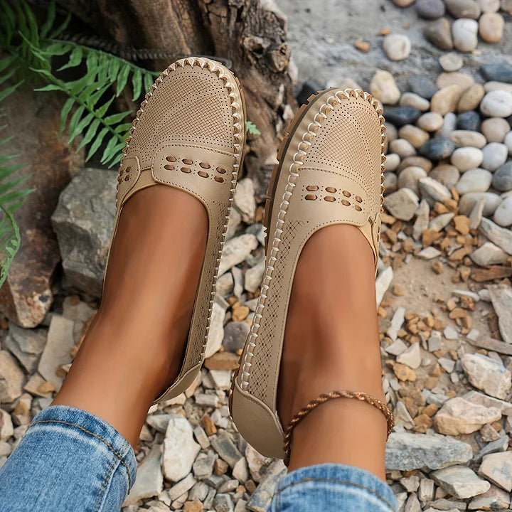 Women's Slip-On Shoe | Cushioned Sole Supportive Footbed Breathable