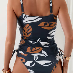 Women's Tankini | Sweetheart Neckline Tie Side Adjustable