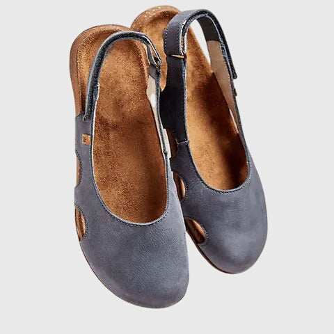 Women's Sandals | Closed Toe Adjustable Heel Strap Suede