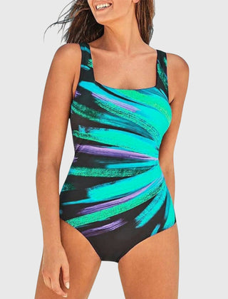 Women's Tummy Control Swimwear | Square Neckline Tank Shaping