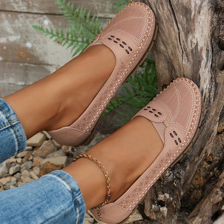 Women's Slip-On Shoe | Cushioned Sole Supportive Footbed Breathable
