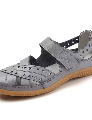 Women's Closed Toe Sandals | Cutout Adjustable Strap Flexible