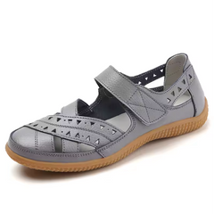 Women's Closed Toe Sandals | Cutout Adjustable Strap Flexible