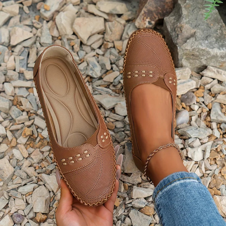 Women's Slip-On Shoe | Cushioned Sole Supportive Footbed Breathable