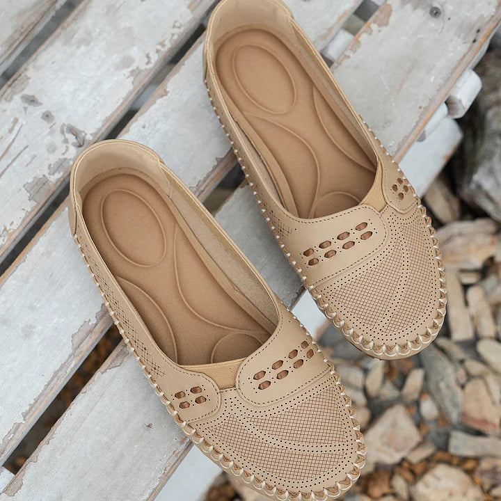 Women's Slip-On Shoe | Cushioned Sole Supportive Footbed Breathable