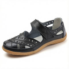Women's Closed Toe Sandals | Cutout Adjustable Strap Flexible