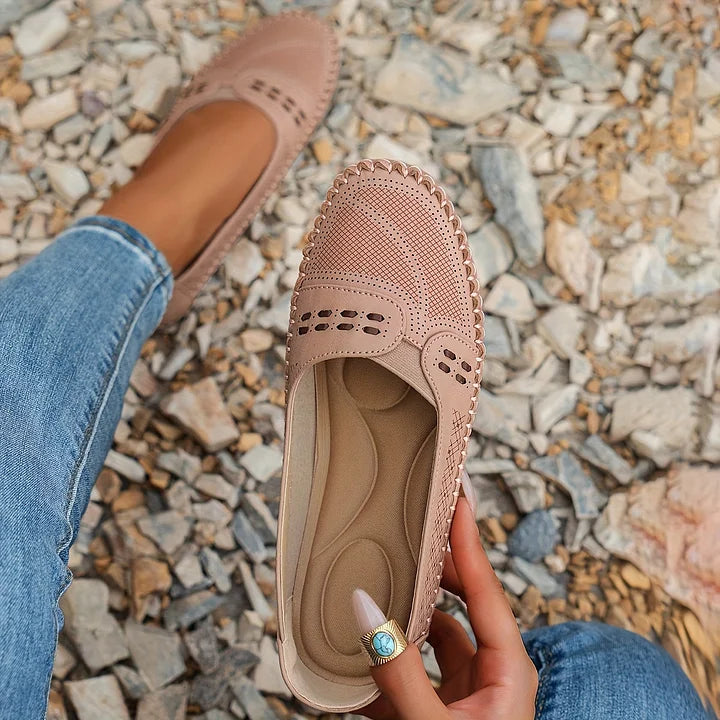Women's Slip-On Shoe | Cushioned Sole Supportive Footbed Breathable