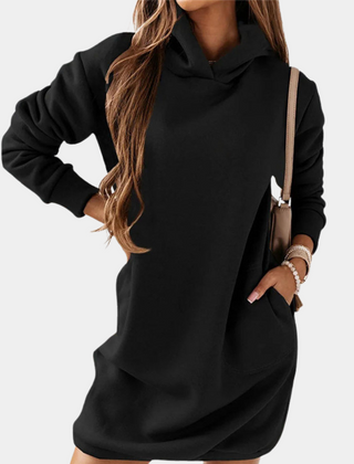 Women's Sweatshirt | Cowl Neck Long Sleeve Midi Knit