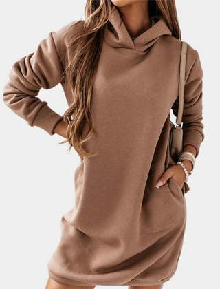 Women's Sweatshirt | Cowl Neck Long Sleeve Midi Knit