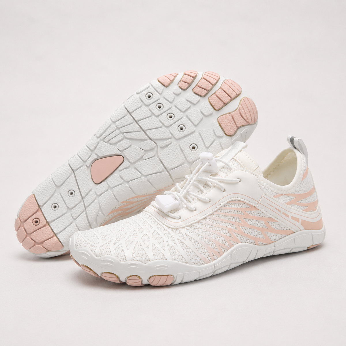 Women's Walking Sneakers | Wide Toe Box Lace-Up Lightweight Breathable