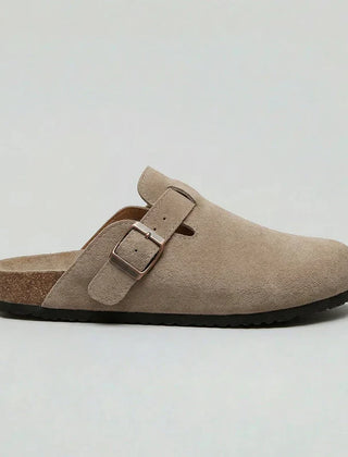 Clogs For Women | Suede Slip-On Adjustable Buckle